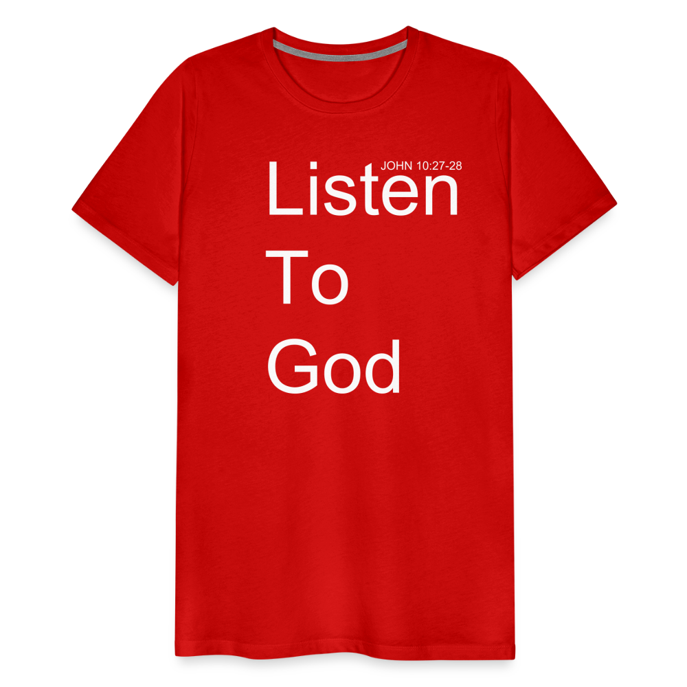 Listen To God Premium T-Shirt Elisheba M6:33