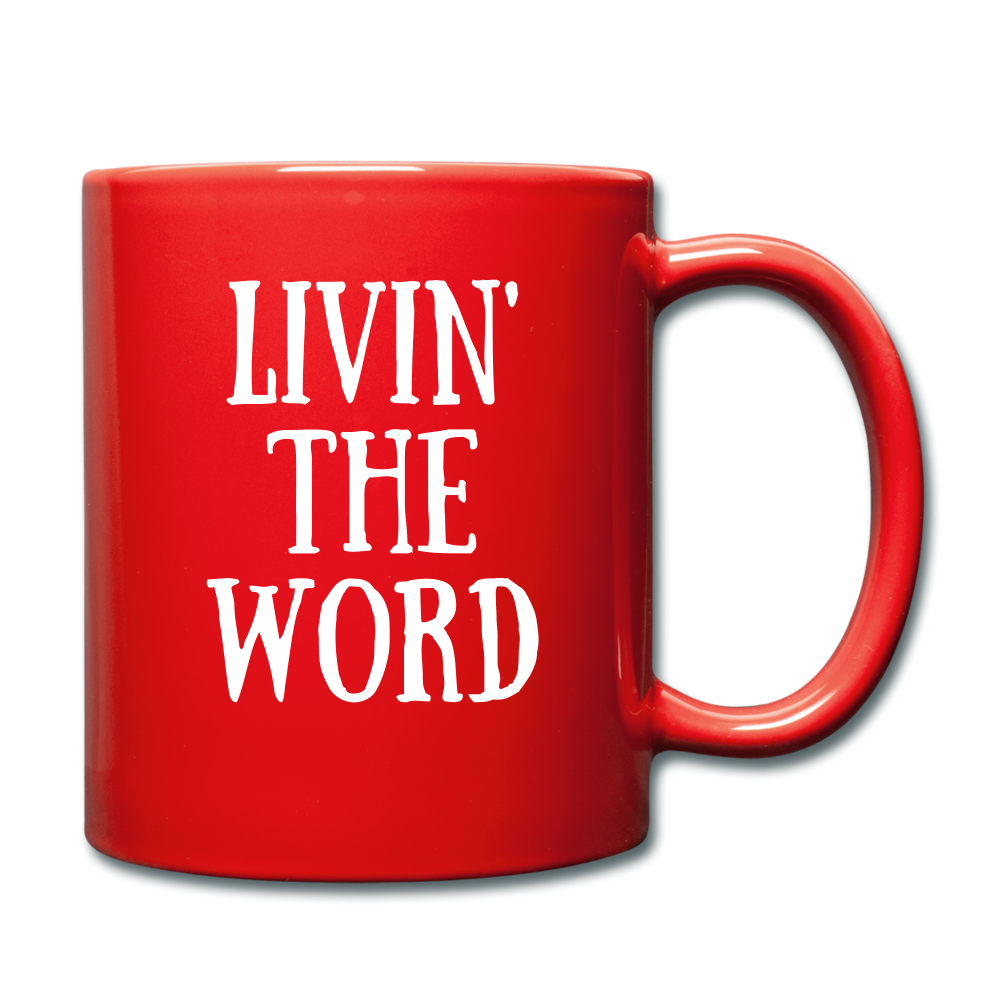 Livin' The Word Full Color Mug Elisheba M6:33