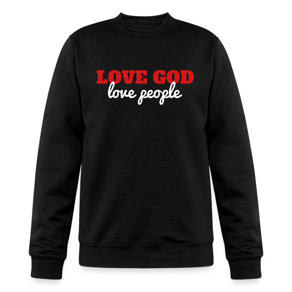 Love God Love People Champion Unisex Powerblend Sweatshirt Elisheba M6:33