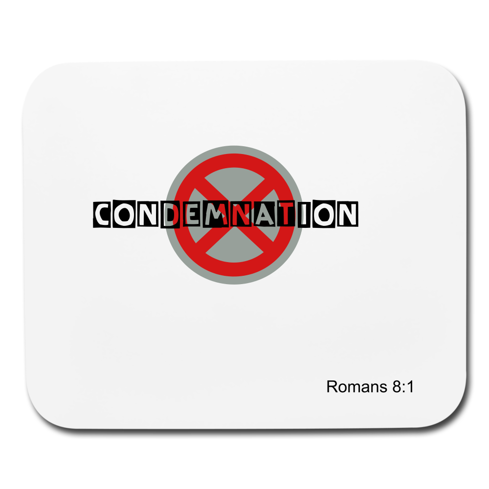 No Condemnation Mouse pad Horizontal Elisheba M6:33