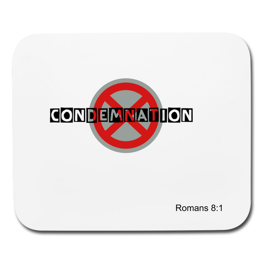 No Condemnation Mouse pad Horizontal Elisheba M6:33