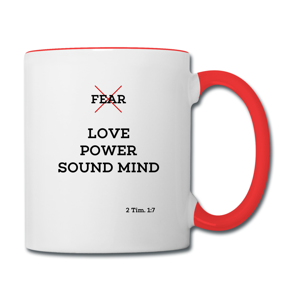 No Fear Contrast Coffee Mug Elisheba M6:33