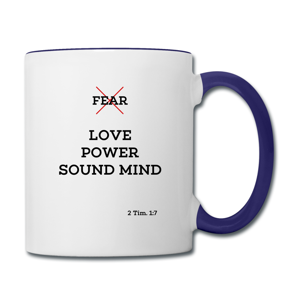 No Fear Contrast Coffee Mug Elisheba M6:33