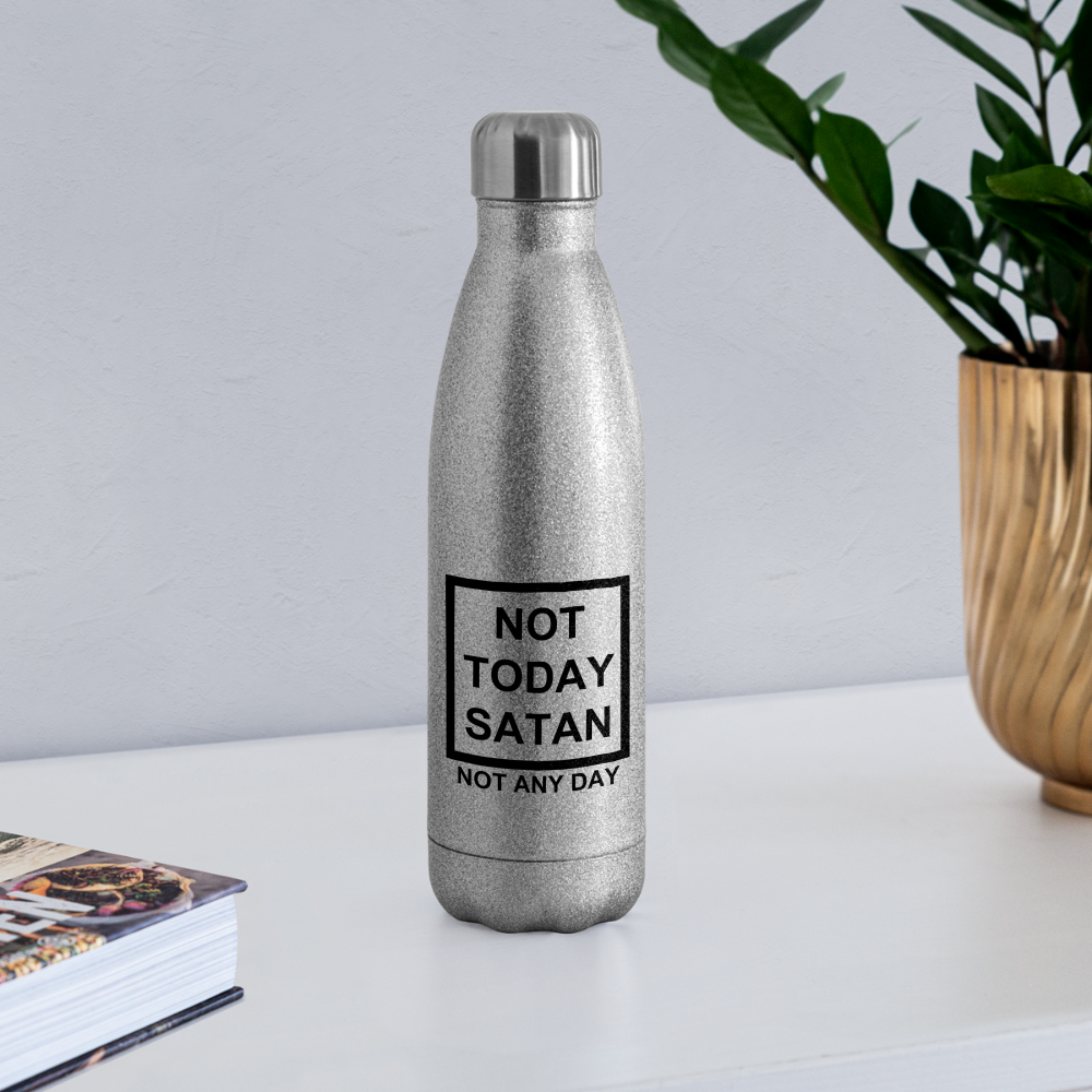 Not Today Insulated Stainless Steel Water Bottle Elisheba M6:33