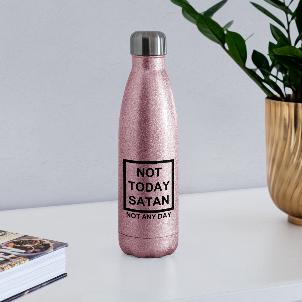 Not Today Insulated Stainless Steel Water Bottle Elisheba M6:33