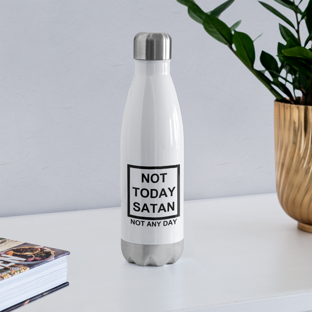 Not Today Insulated Stainless Steel Water Bottle Elisheba M6:33