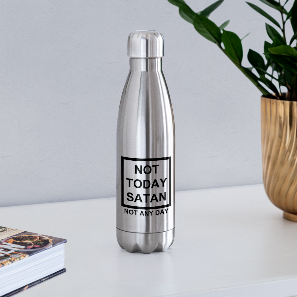 Not Today Insulated Stainless Steel Water Bottle Elisheba M6:33