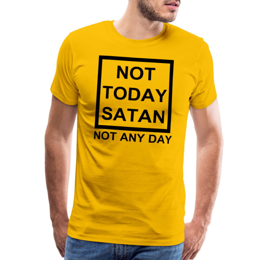 Not Today Men's Premium T-Shirt Elisheba M6:33