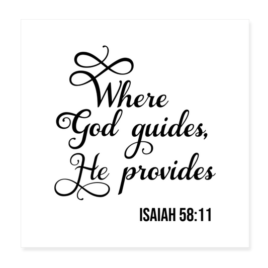 Provides Poster 8x8 Elisheba M6:33