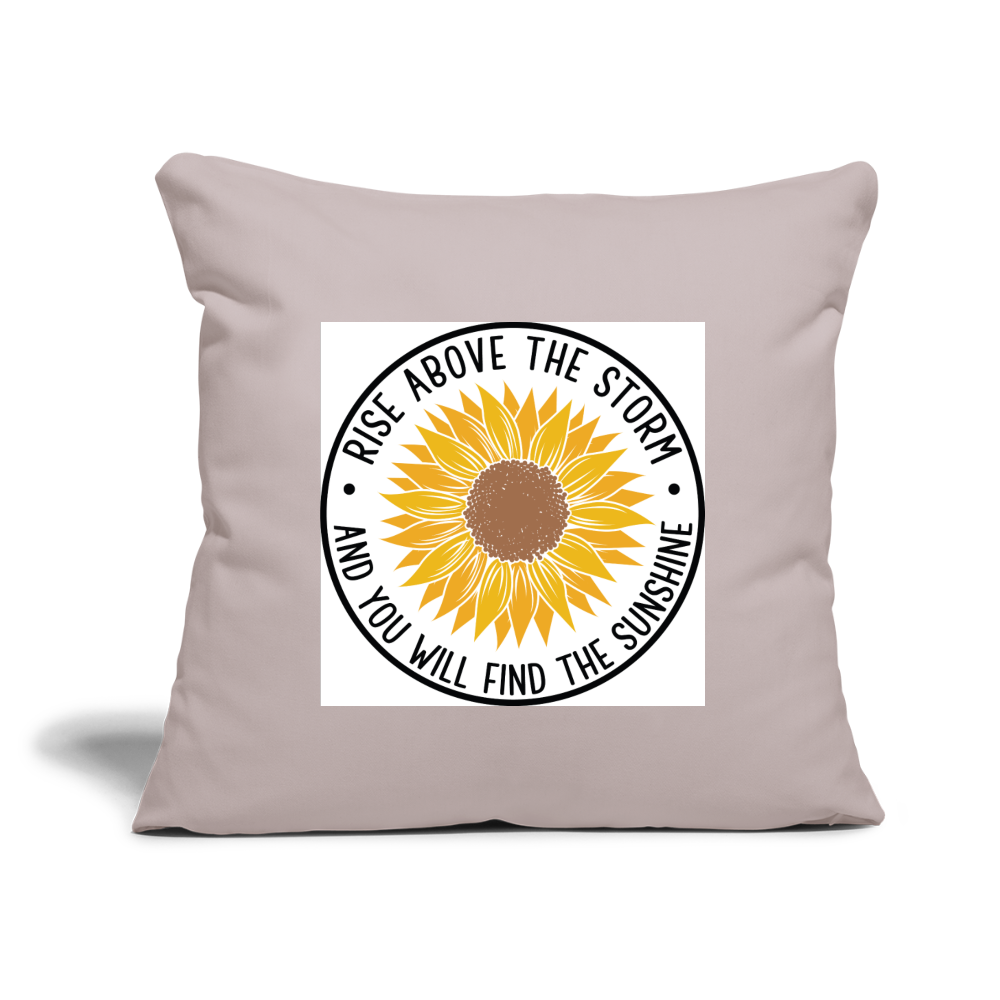 Rise Above Throw Pillow Cover 18” x 18” Elisheba M6:33