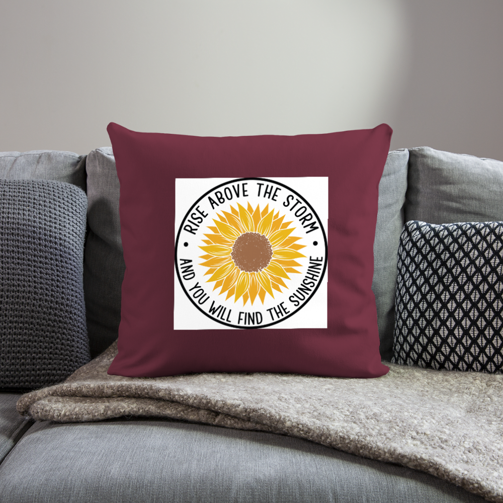 Rise Above Throw Pillow Cover 18” x 18” Elisheba M6:33