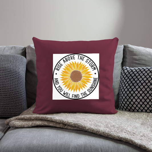 Rise Above Throw Pillow Cover 18” x 18” Elisheba M6:33