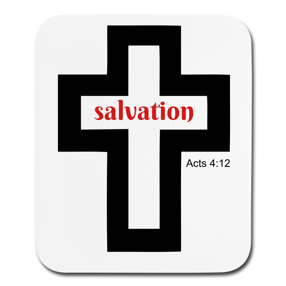 Salvation (Acts 4:12) Mouse pad Vertical Elisheba M6:33