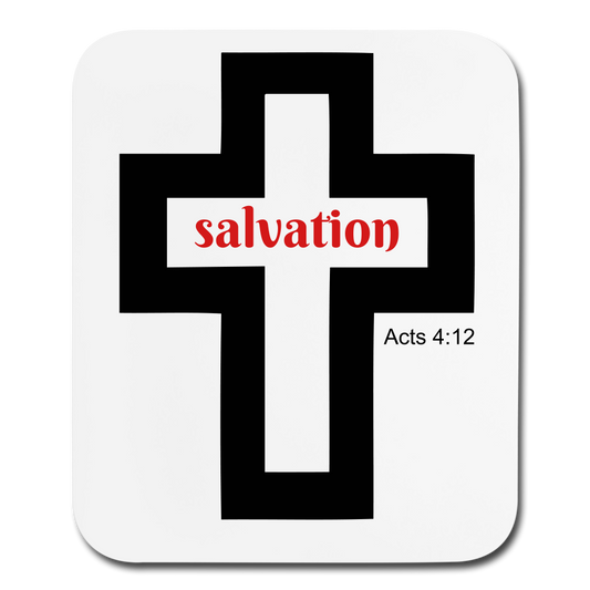 Salvation (Acts 4:12) Mouse pad Vertical Elisheba M6:33