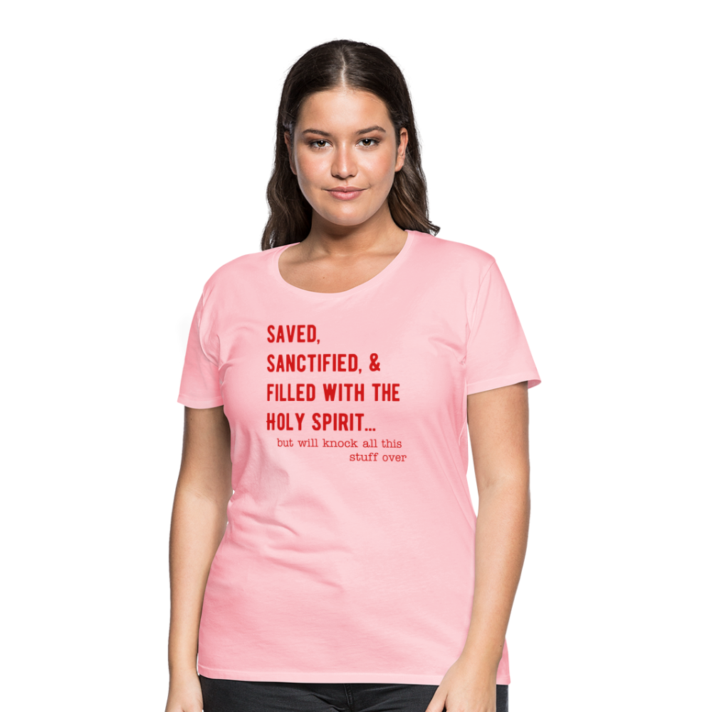 Saved, But Women’s Premium T-Shirt Elisheba M6:33