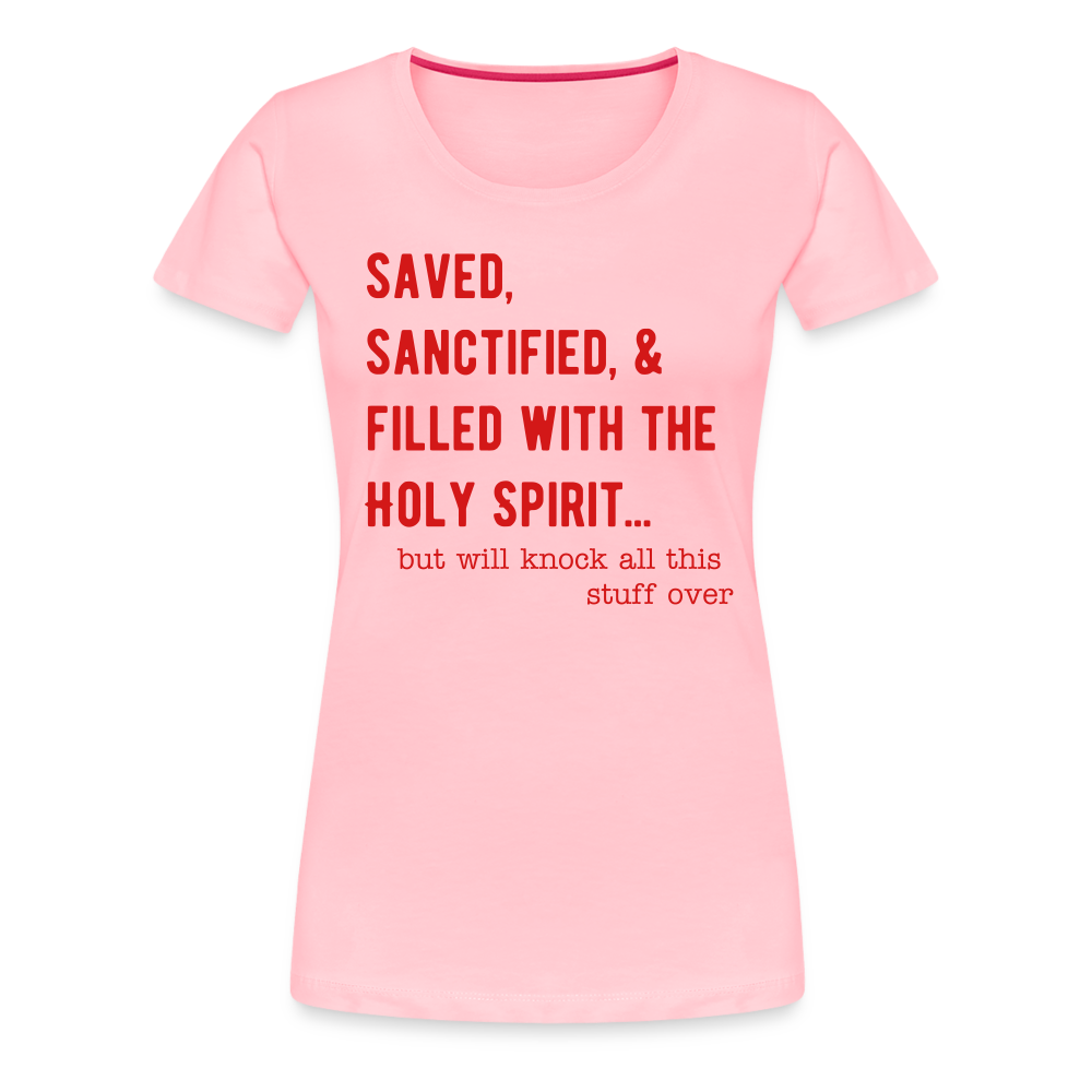 Saved, But Women’s Premium T-Shirt Elisheba M6:33