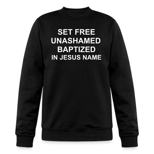 Set Free Champion Unisex Powerblend Sweatshirt Elisheba M6:33