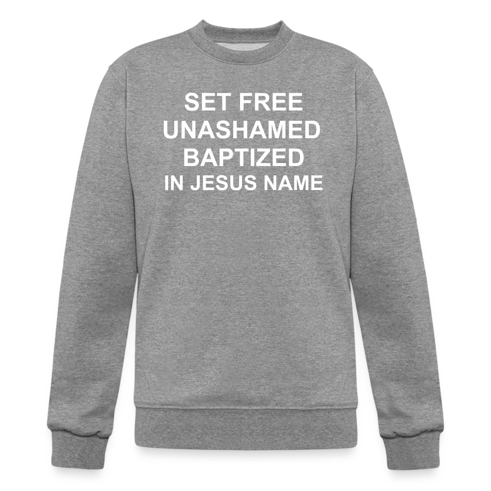 Set Free Champion Unisex Powerblend Sweatshirt Elisheba M6:33