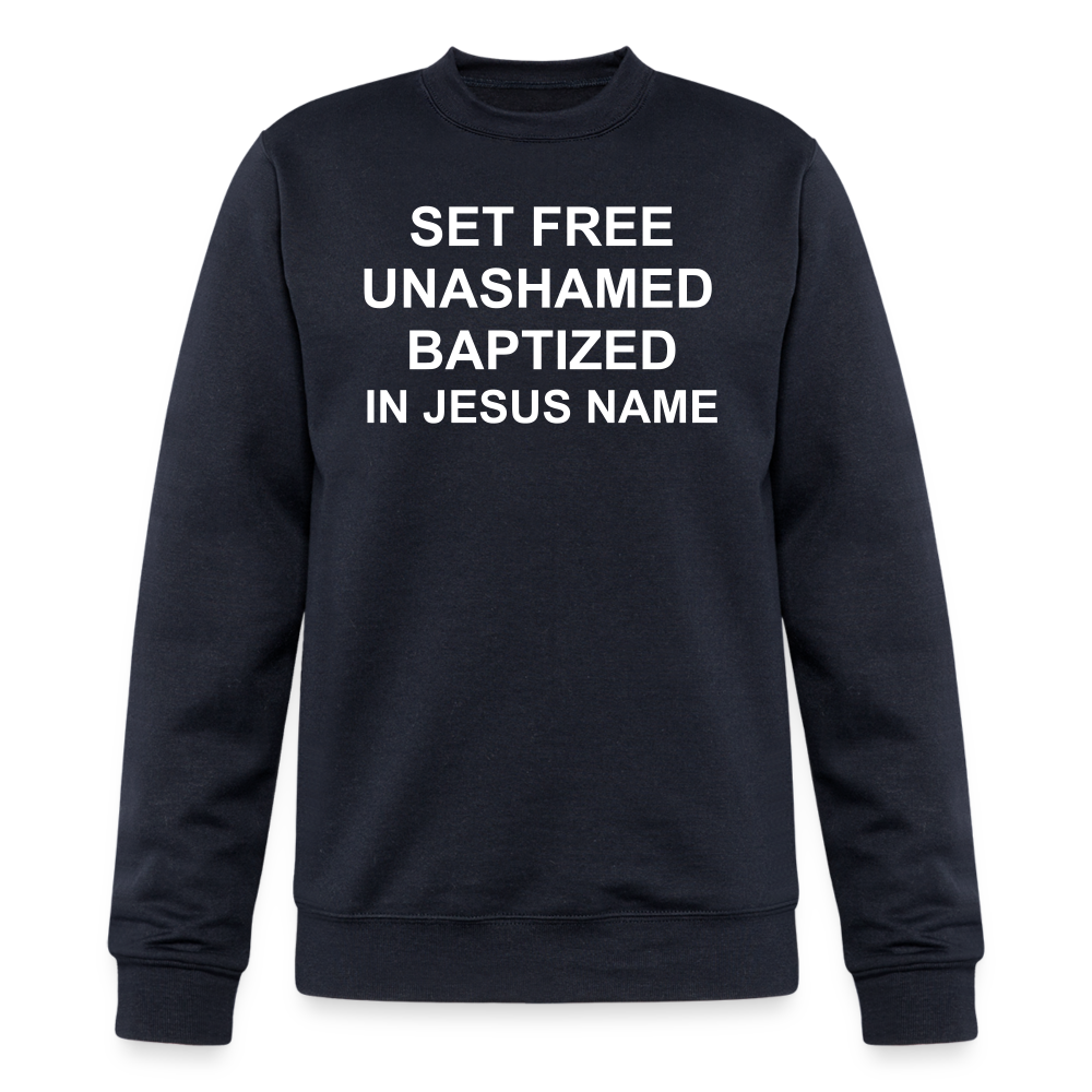 Set Free Champion Unisex Powerblend Sweatshirt Elisheba M6:33