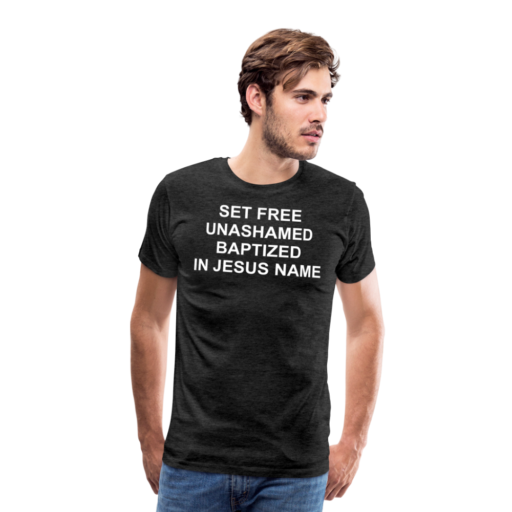 Set Free Men's Premium T-Shirt Elisheba M6:33