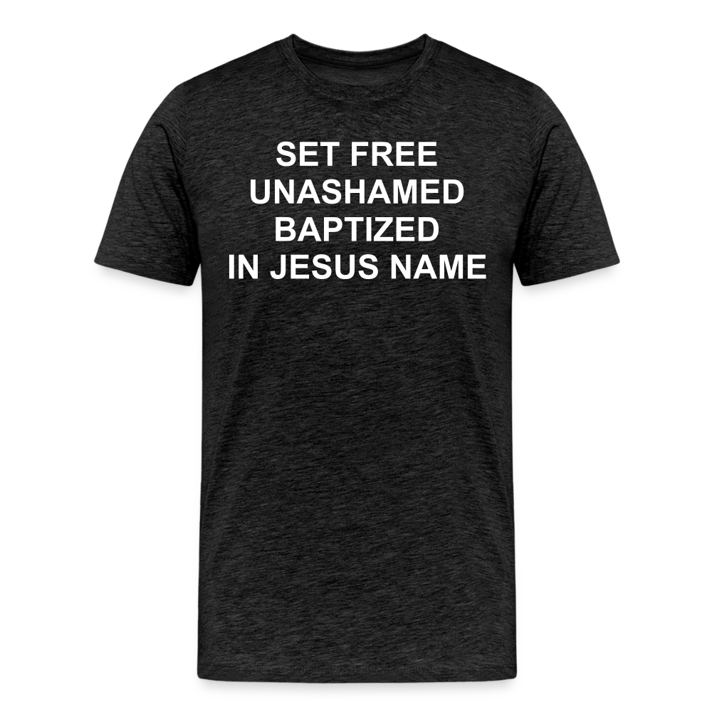 Set Free Men's Premium T-Shirt Elisheba M6:33
