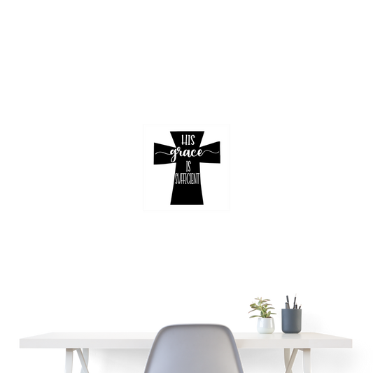 Sufficient Grace Poster 16x16 Elisheba M6:33