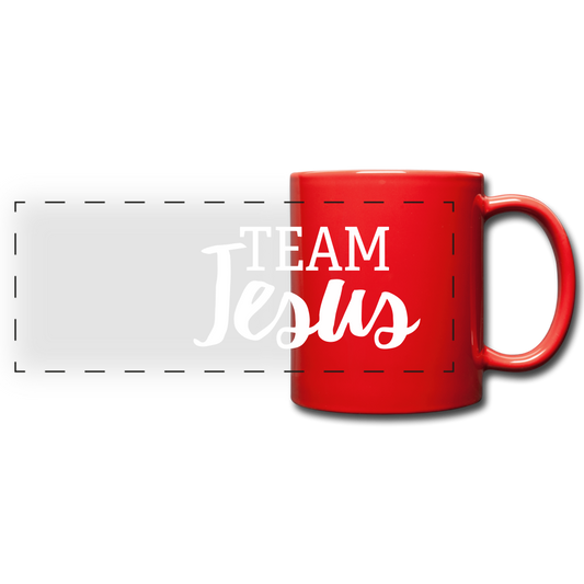 Team Jesus Full Color Panoramic Mug Elisheba M6:33