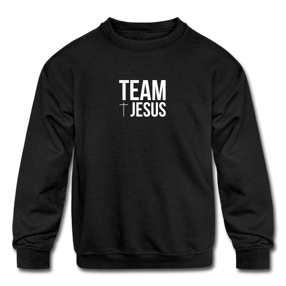 Team Jesus Kids' Crewneck Sweatshirt Elisheba M6:33