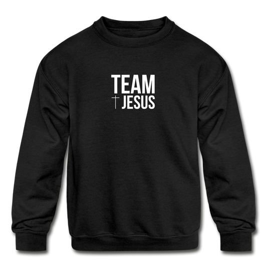 Team Jesus Kids' Crewneck Sweatshirt Elisheba M6:33