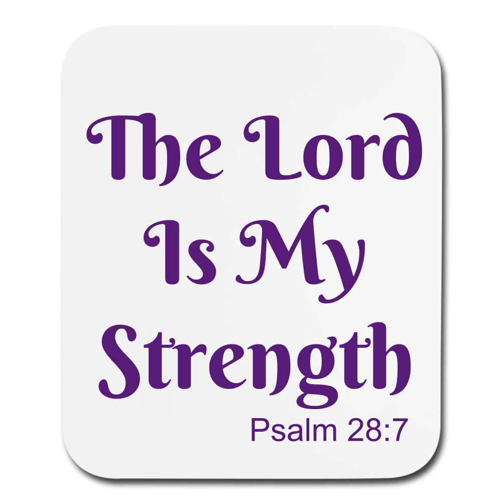 The Lord Is My Strength Mouse pad Vertical Elisheba M6:33