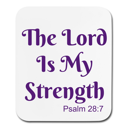 The Lord Is My Strength Mouse pad Vertical Elisheba M6:33
