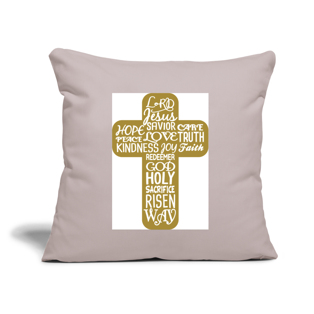 Throw Pillow Cover 18” x 18” Elisheba M6:33