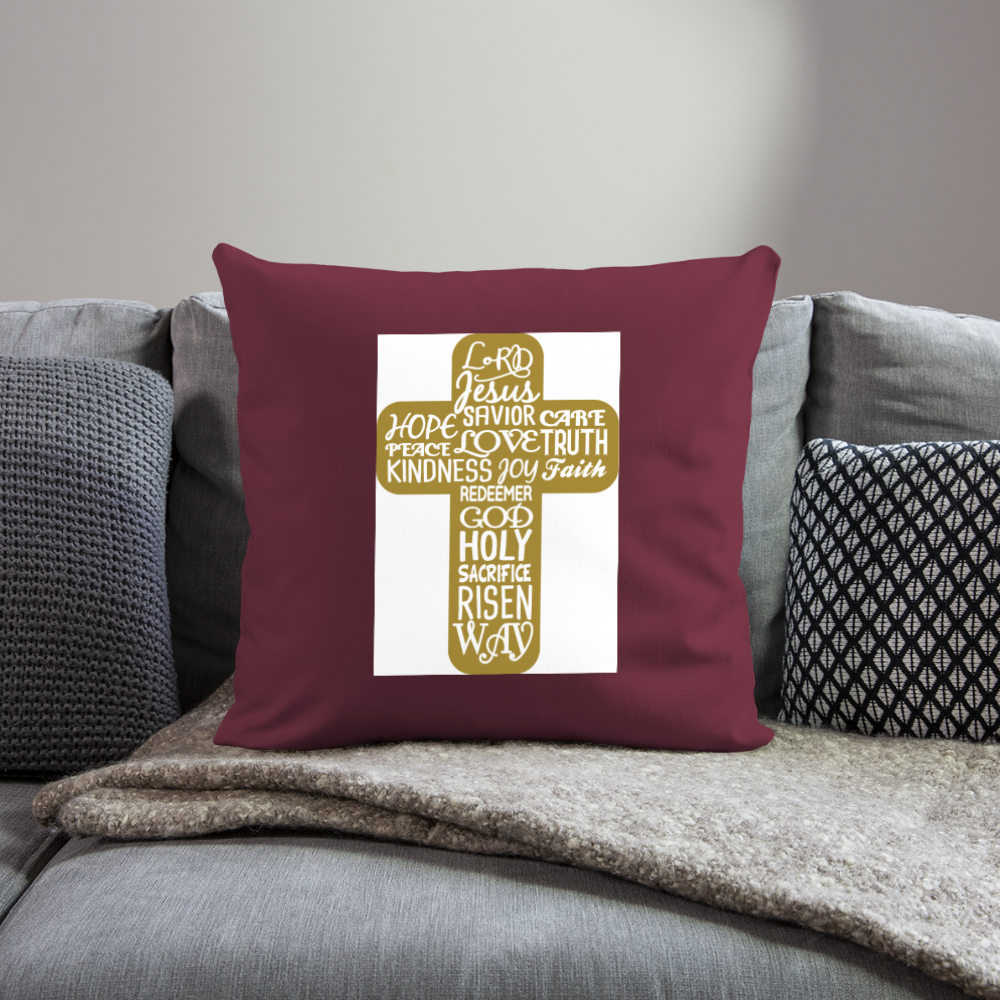 Throw Pillow Cover 18” x 18” Elisheba M6:33