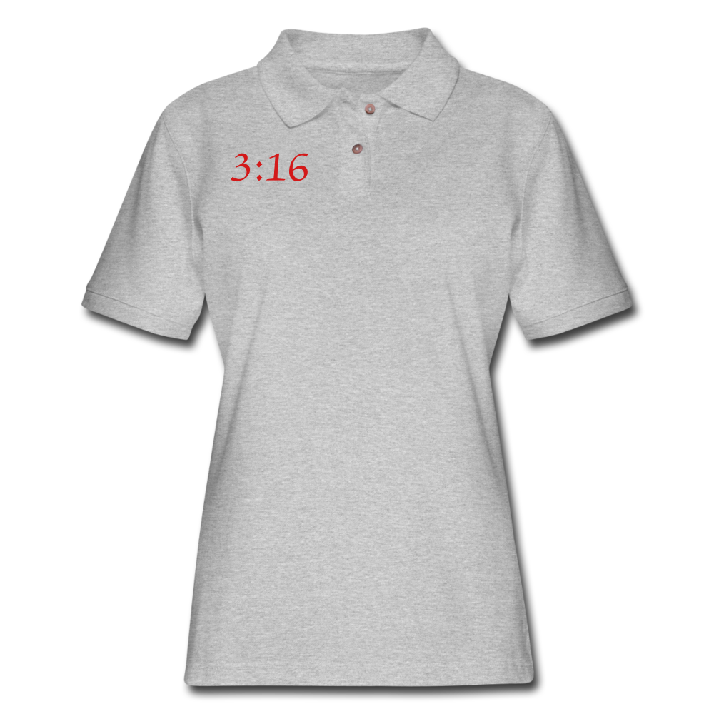 Women's Pique Polo Shirt Elisheba M6:33