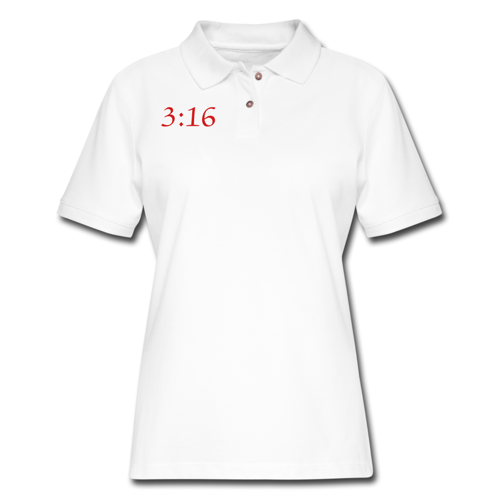 Women's Pique Polo Shirt Elisheba M6:33