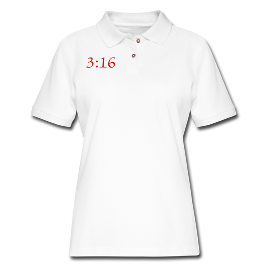 Women's Pique Polo Shirt Elisheba M6:33
