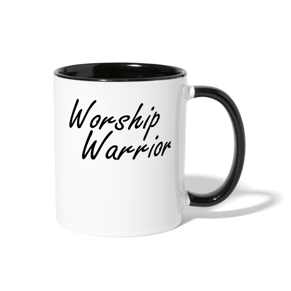 Worship Warrior Contrast Coffee Mug Elisheba M6:33