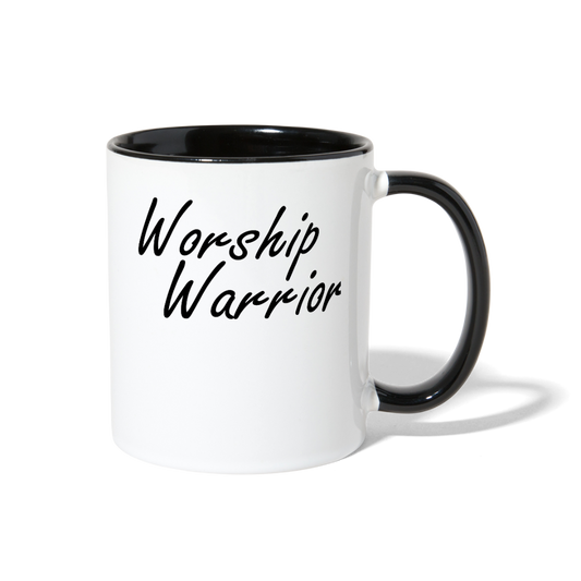 Worship Warrior Contrast Coffee Mug Elisheba M6:33