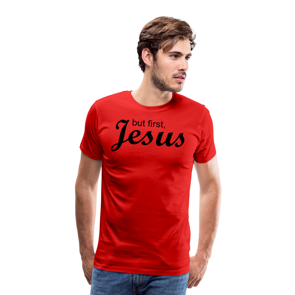 But First Men's Premium T-Shirt - red