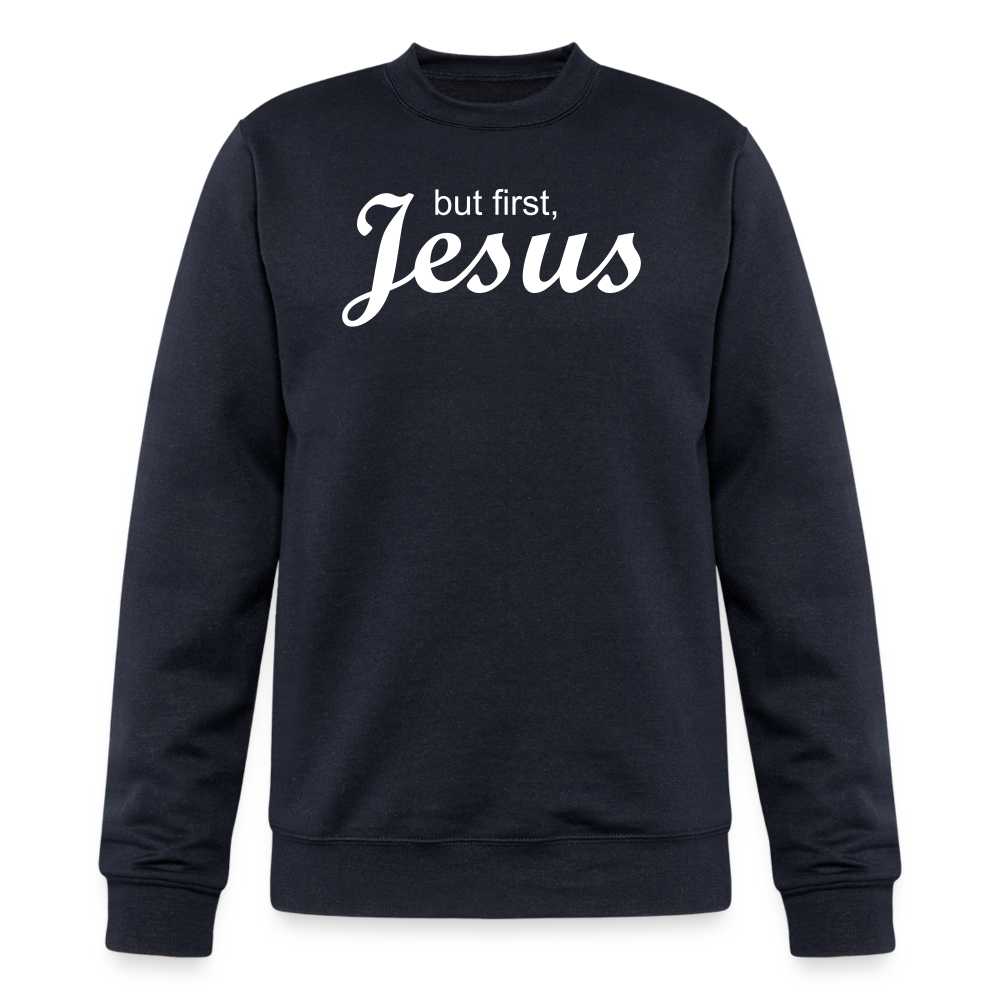 But First Champion Unisex Powerblend Sweatshirt - navy
